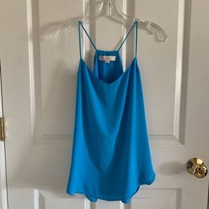 LOFT Cerulean Blue Spaghetti Strap Top